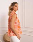 Orange Blossom Cotton Tank