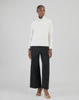 Clara Sunwoo Ribbed Knit Turtle Neck Sweater
