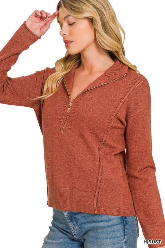 Half Zip Sweater