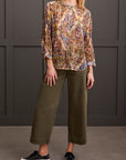 Flowy Dolman Sleeve Blouse