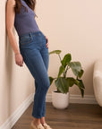 Sophia Pull-On Slim Crop Jeans