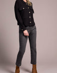 Brushed Waffle Knit Shacket