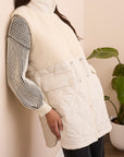 Mix Media Sherpa Vest