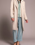 Coat With Removable Fooler Hoodie