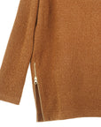 Clara Sunwoo Plush Ribbed Zipper Vent Tunic