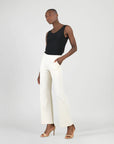 Clara Sunwoo Rayon-Ponte Loose Leg Pocket Pant