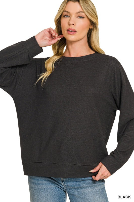 Ultra Soft Hacci Pullover