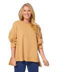 Terry Rolled Neck Tunic