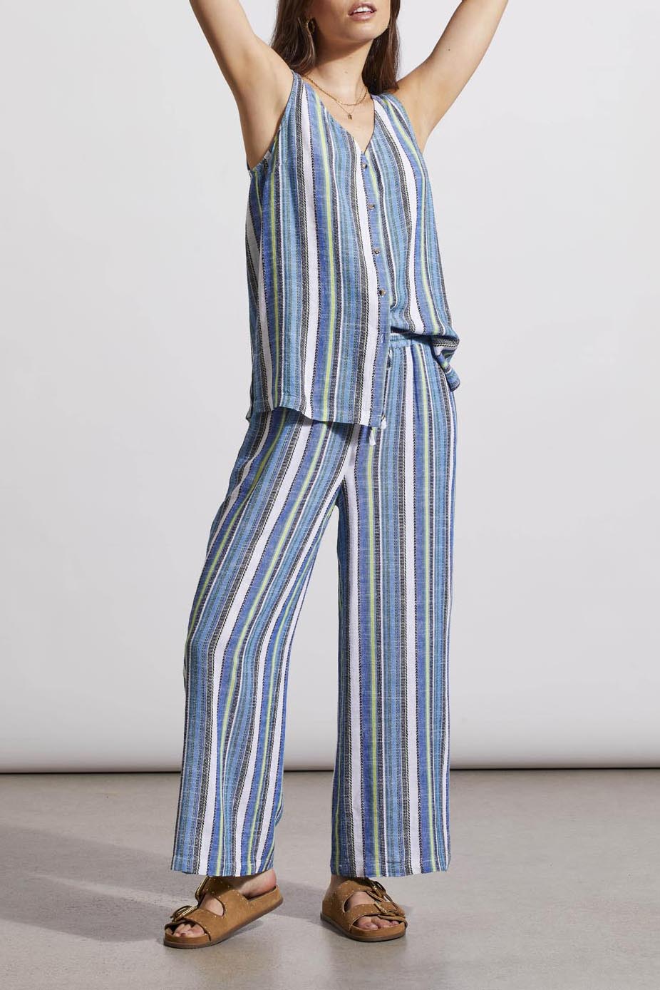 Linen Stripe Pants
