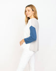 Soft Color Block Beach Pullover