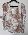 Italian Silk Printed Top