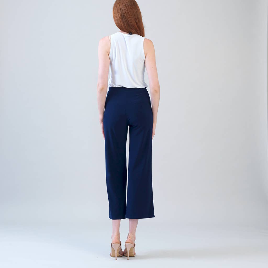 Clara Sunwoo Relaxed Kick Front Slit Ankle Pant