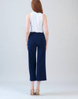 Clara Sunwoo Relaxed Kick Front Slit Ankle Pant