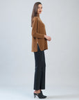 Clara Sunwoo Plush Ribbed Zipper Vent Tunic