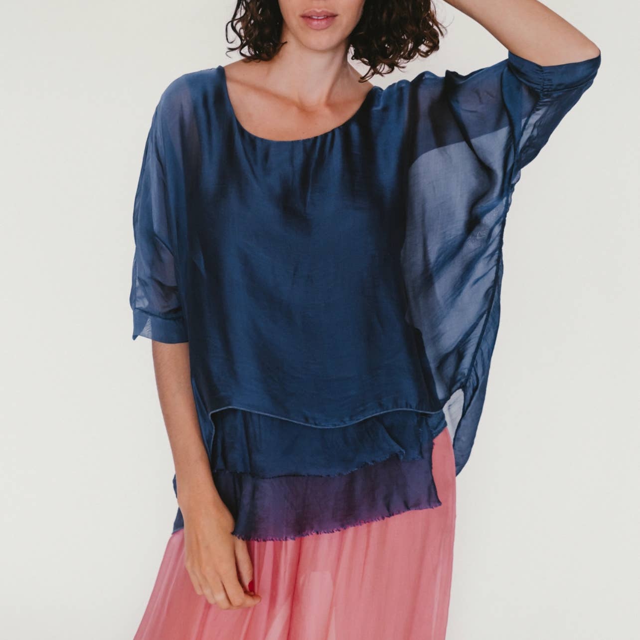 Double Silk Layer Top and Camisole
