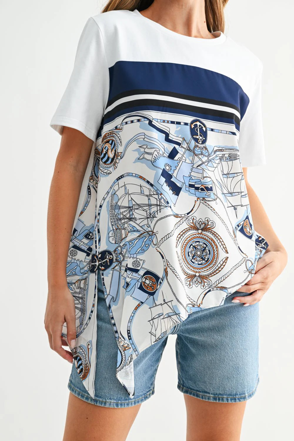 Nautical Ruby Top