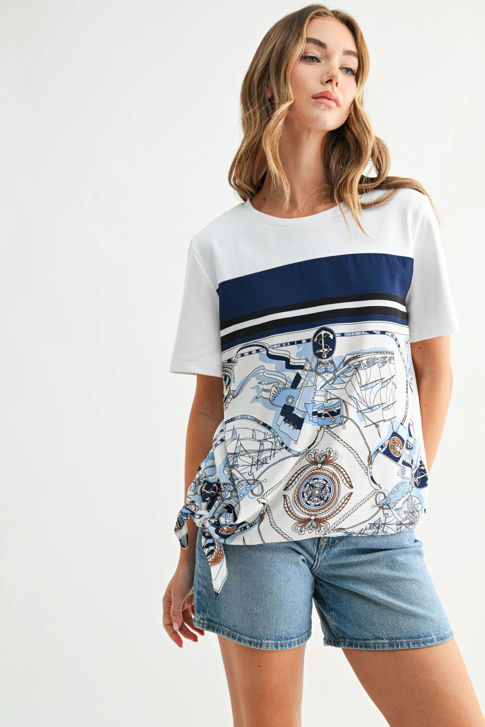 Nautical Ruby Top