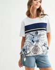Nautical Ruby Top