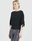 Clara Sunwoo Banded Top With Pull-Tie Cuff