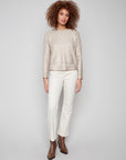Champagne Raglan Sleeve Hoodie Sweater
