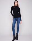 Ribbed Mock Neck Sweater