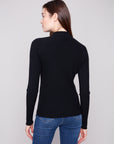Ribbed Mock Neck Sweater