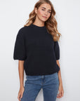 Balloon Elbow Sleeve Sweater
