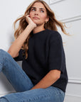 Balloon Elbow Sleeve Sweater