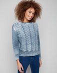 Fancy Stitch Crew Neck Sweater