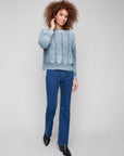 Fancy Stitch Crew Neck Sweater
