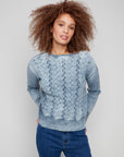 Fancy Stitch Crew Neck Sweater