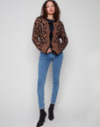 Leopard Bow Tie Cardigan