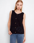 Crochet Cotton Sleeveless Vest