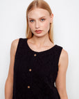 Crochet Cotton Sleeveless Vest