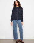 Eyelash Button Down Blouse