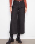 Cropped Patch Pocket Leopard Pants