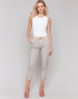 Slim Fit Pants With Belt