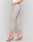 Slim Fit Pants With Belt