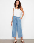 Tencel Wide Leg Jogger Pants