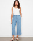 Tencel Wide Leg Jogger Pants
