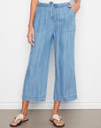 Tencel Wide Leg Jogger Pants