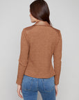 Leather and Rib Combo Jacket