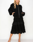 Winette Lace Ruffled Jacket