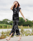 Clara Sunwoo Blossom Sketch Drape Neck Top