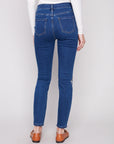 Beaded Embroidery Stretch Denim