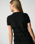 Joseph Ribkoff Ruffled T-Shirt Style Dress