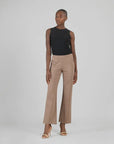 Clara Sunwoo Rayon-Ponte Loose Leg Pocket Pant