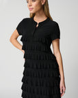 Joseph Ribkoff Ruffled T-Shirt Style Dress