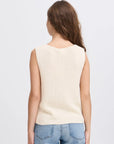 Pearl Button Knit Vest