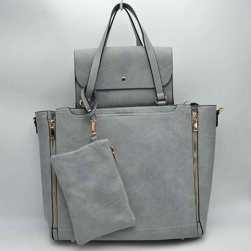 Zip Me Up Handbag 3-in-1